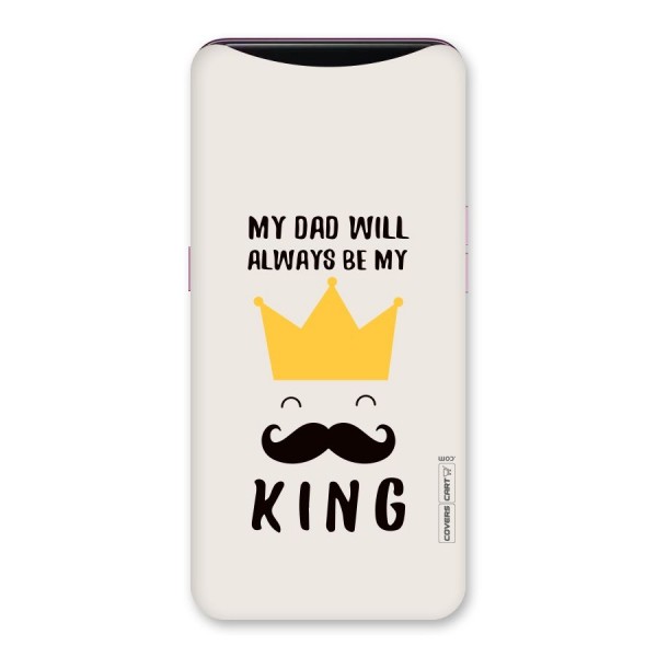 My King Dad Back Case for Oppo Find X