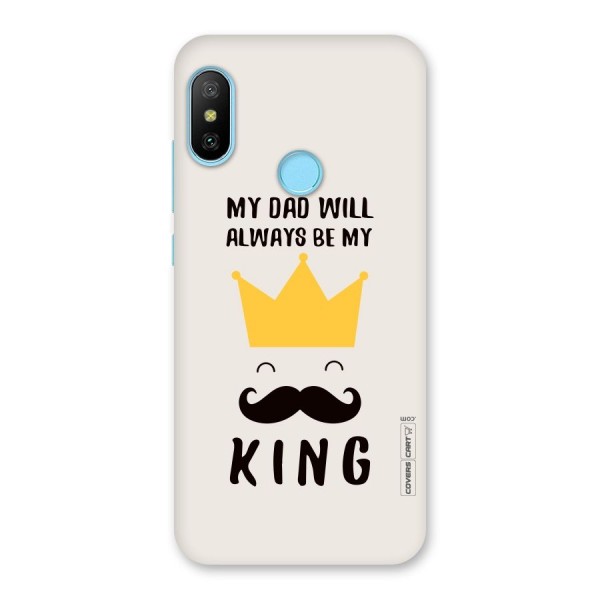 My King Dad Back Case for Redmi 6 Pro