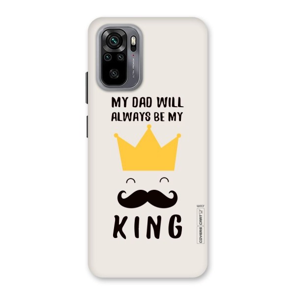 My King Dad Back Case for Redmi Note 10