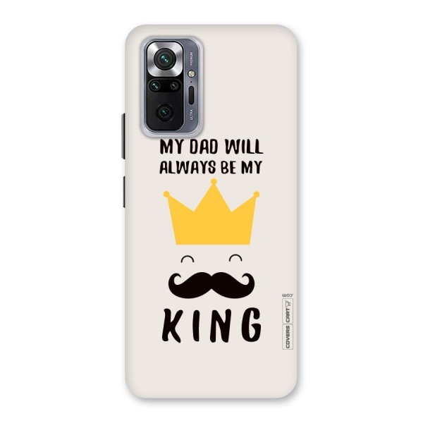 My King Dad Back Case for Redmi Note 10 Pro