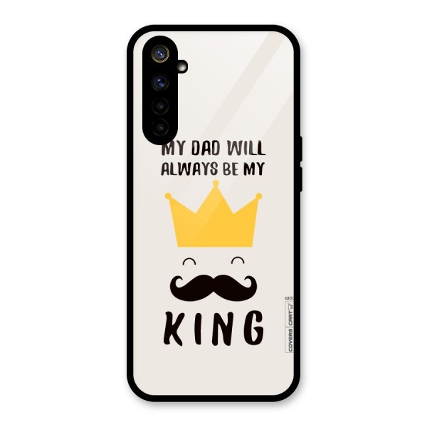 My King Dad Glass Back Case for Realme 6