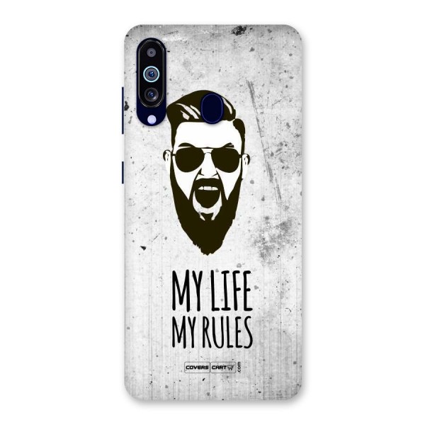 My Life My Rules Back Case for Galaxy A60