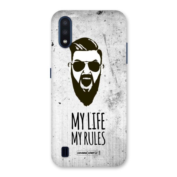 My Life My Rules Back Case for Galaxy M01