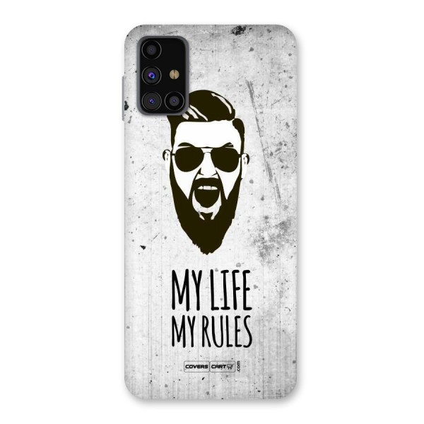 My Life My Rules Back Case for Galaxy M31s