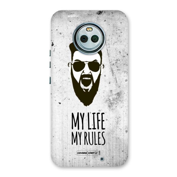 My Life My Rules Back Case for Moto X4