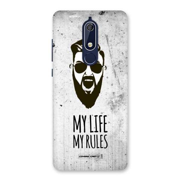 My Life My Rules Back Case for Nokia 5.1