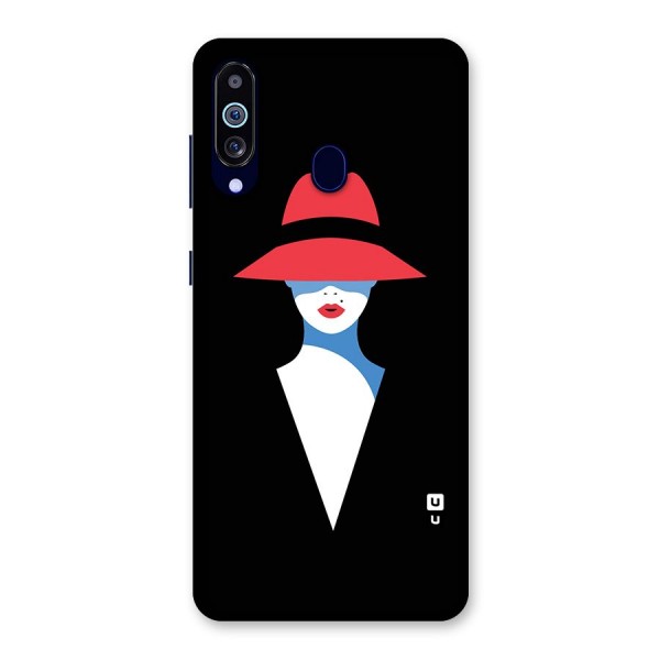 Mysterious Woman Illustration Back Case for Galaxy A60