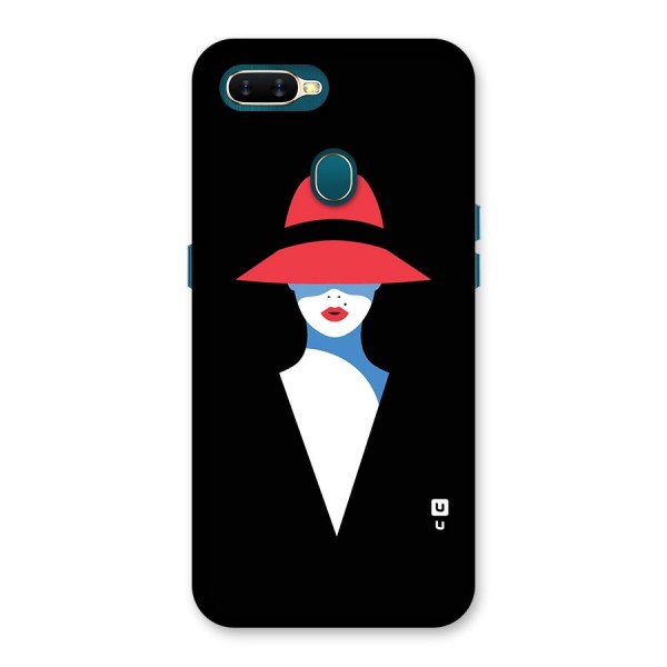 Mysterious Woman Illustration Back Case for Oppo A12