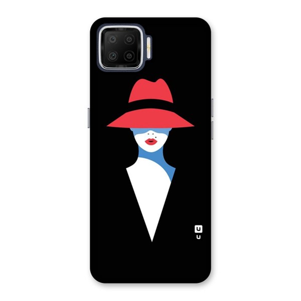 Mysterious Woman Illustration Back Case for Oppo F17