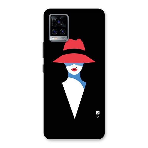 Mysterious Woman Illustration Back Case for Vivo V20 Pro