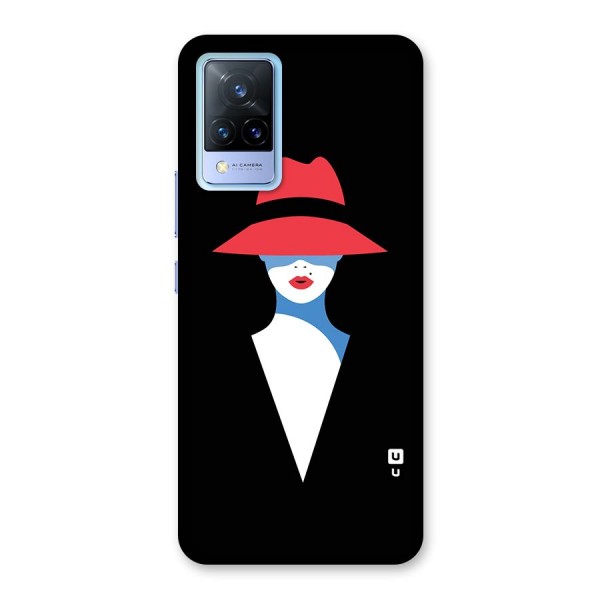 Mysterious Woman Illustration Back Case for Vivo V21 5G