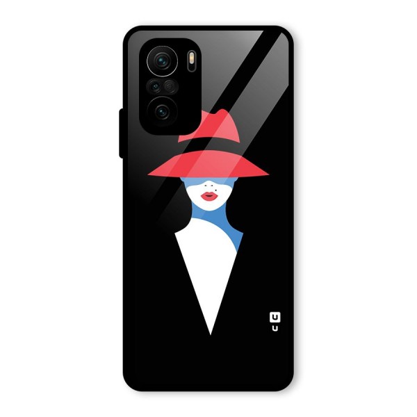 Mysterious Woman Illustration Glass Back Case for Mi 11x