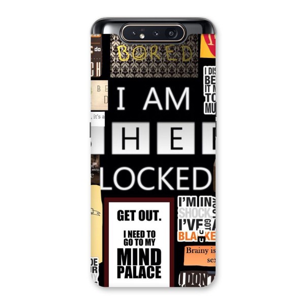 Mystery Pattern Back Case for Galaxy A80