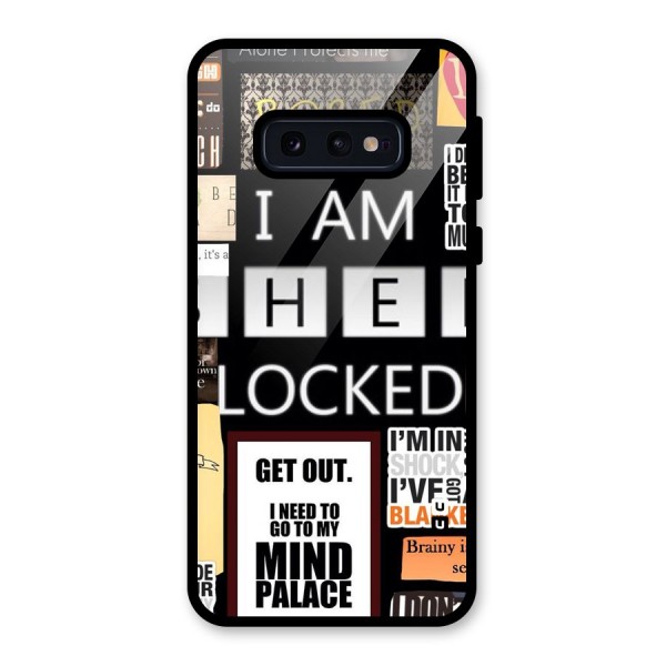 Mystery Pattern Glass Back Case for Galaxy S10e