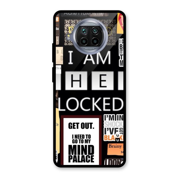 Mystery Pattern Glass Back Case for Mi 10i