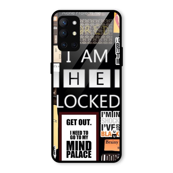 Mystery Pattern Glass Back Case for OnePlus 9R