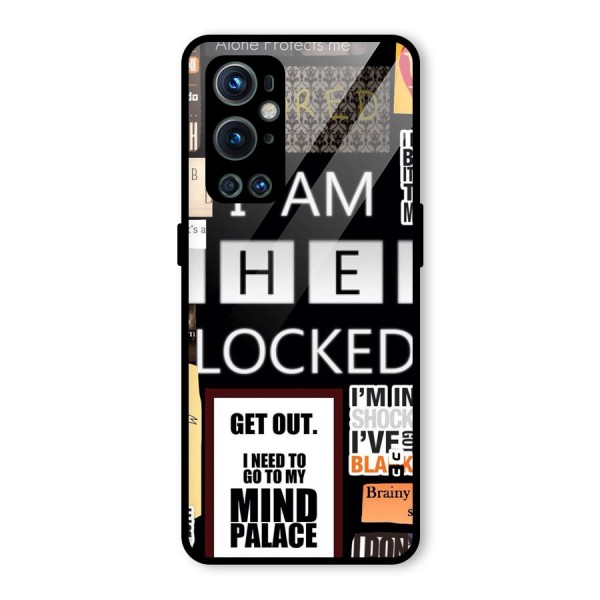 Mystery Pattern Glass Back Case for OnePlus 9 Pro