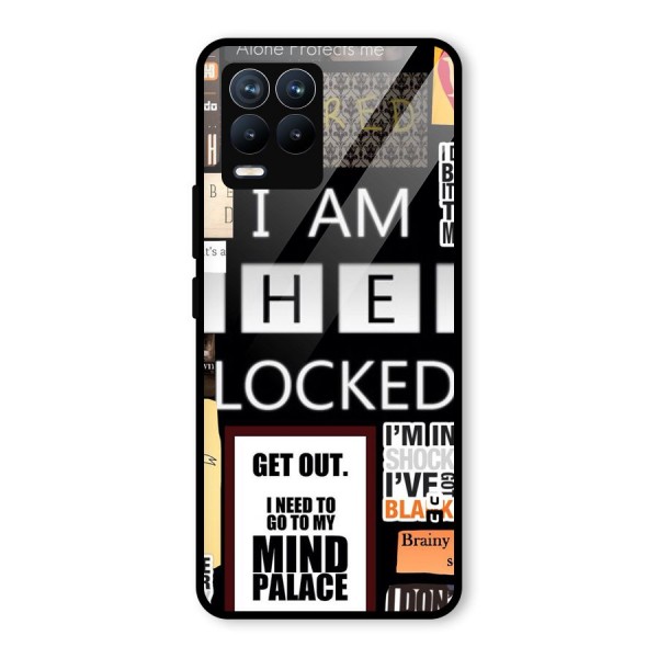 Mystery Pattern Glass Back Case for Realme 8 Pro