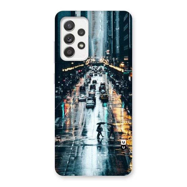 NY Streets Rainy Back Case for Galaxy A52