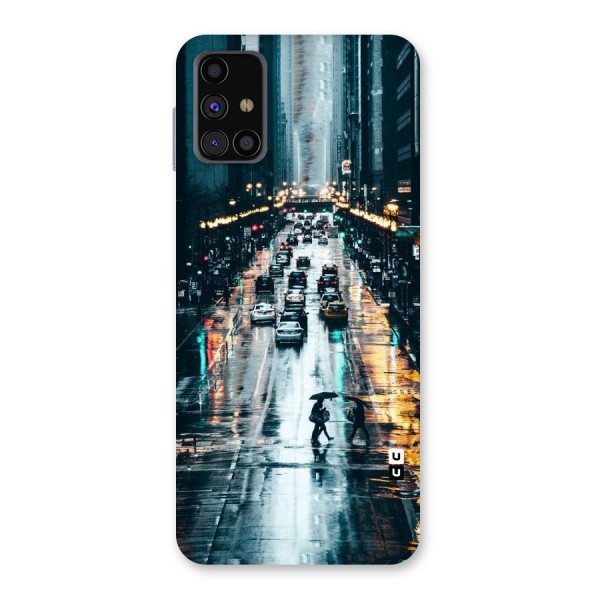 NY Streets Rainy Back Case for Galaxy M31s