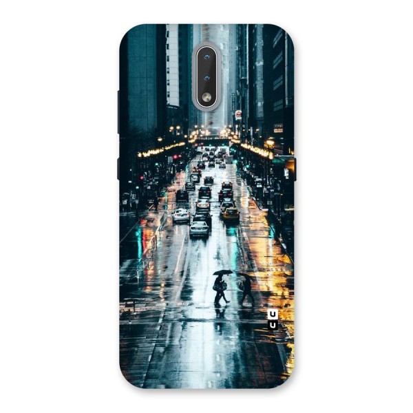 NY Streets Rainy Back Case for Nokia 2.3