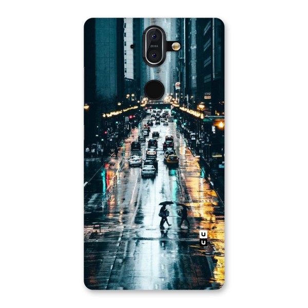 NY Streets Rainy Back Case for Nokia 8 Sirocco