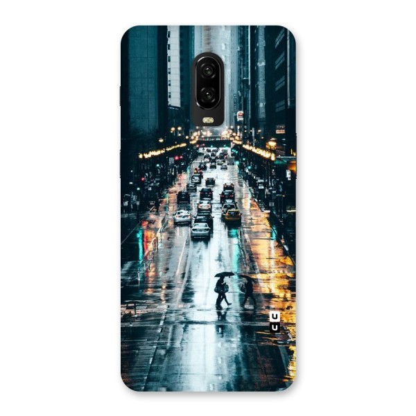 NY Streets Rainy Back Case for OnePlus 6T