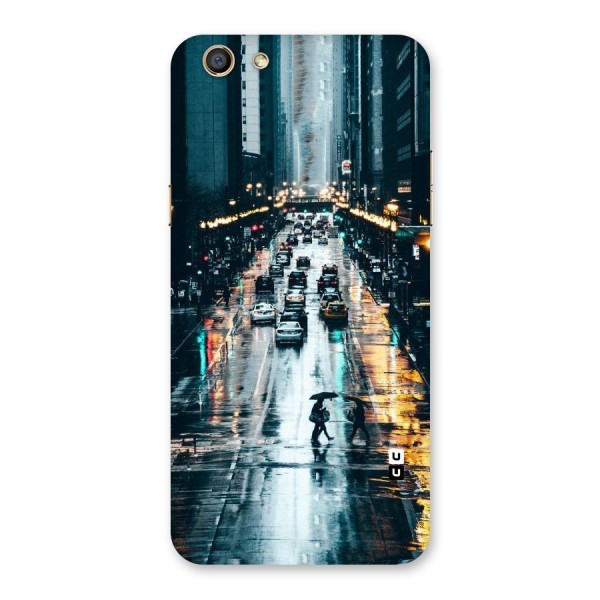 NY Streets Rainy Back Case for Oppo F3