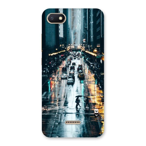 NY Streets Rainy Back Case for Redmi 6A