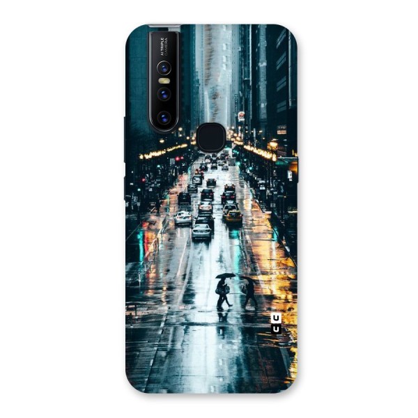 NY Streets Rainy Back Case for Vivo V15