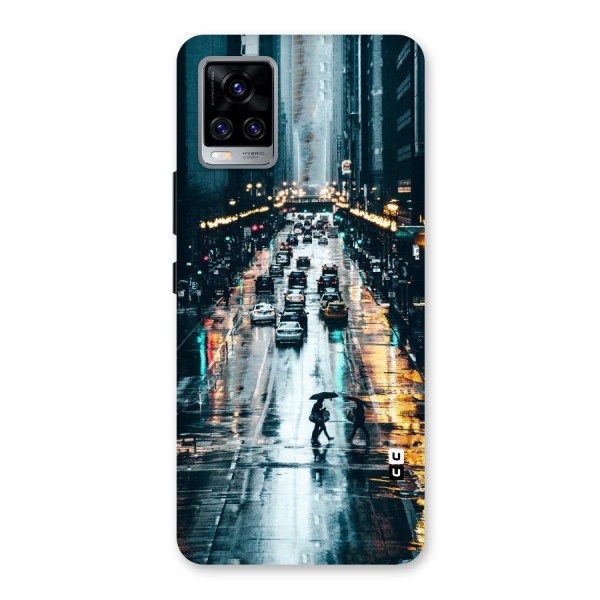 NY Streets Rainy Back Case for Vivo V20 Pro