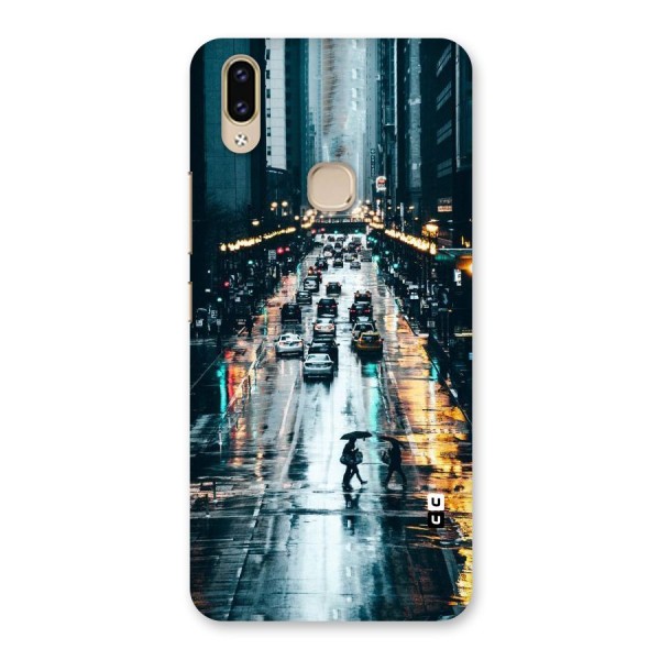 NY Streets Rainy Back Case for Vivo V9