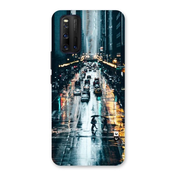 NY Streets Rainy Back Case for Vivo iQOO 3