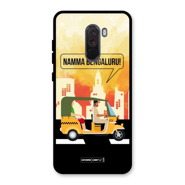 Namma Bengaluru Glass Back Case for Poco F1