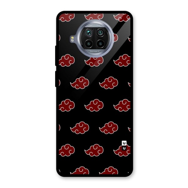 Naruto Akatsuki Pattern Glass Back Case for Mi 10i