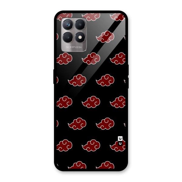 Naruto Akatsuki Pattern Glass Back Case for Realme 8i