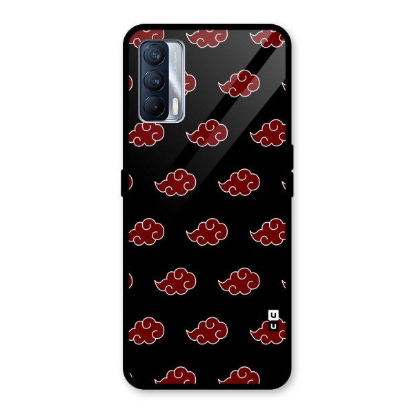 Naruto Akatsuki Pattern Glass Back Case for Realme X7