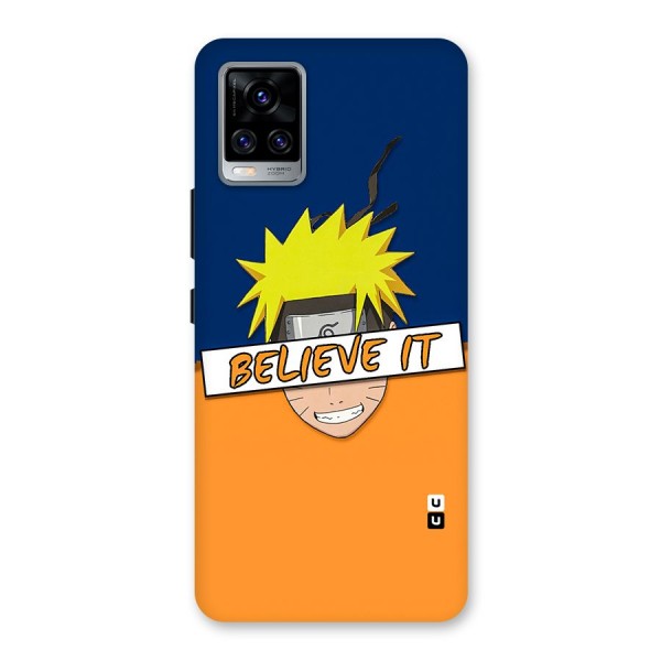 Naruto Believe It Back Case for Vivo V20 Pro