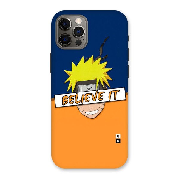 Naruto Believe It Back Case for iPhone 12 Pro