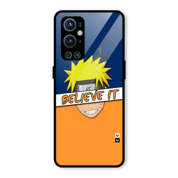 Naruto Believe It Glass Back Case for OnePlus 9 Pro