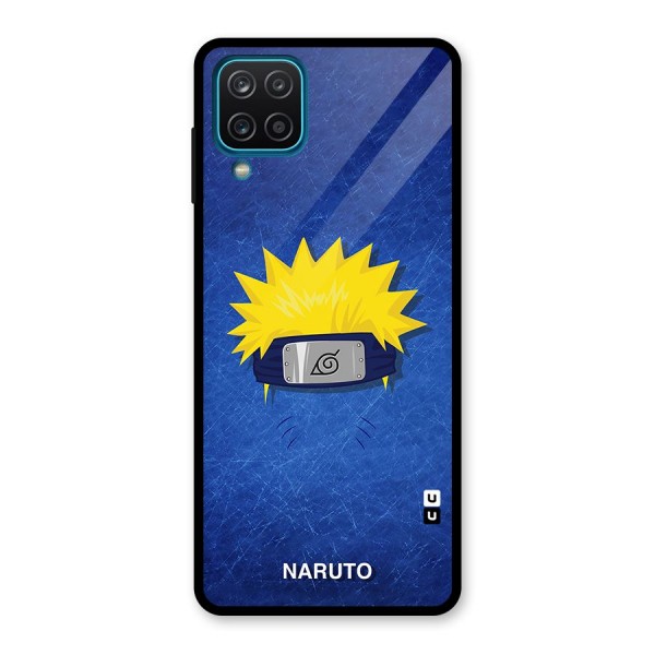 Naruto Headband Minimal Glass Back Case for Galaxy A12