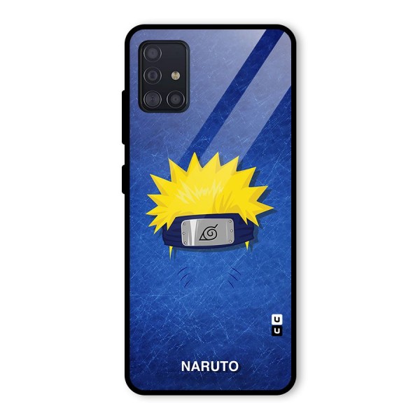 Naruto Headband Minimal Glass Back Case for Galaxy A51