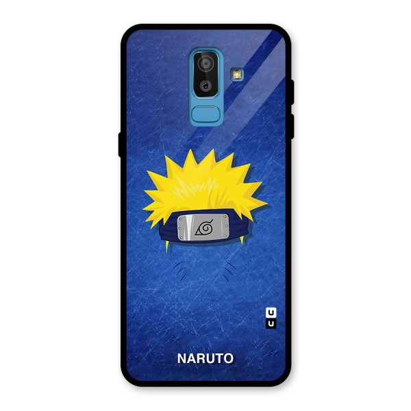 Naruto Headband Minimal Glass Back Case for Galaxy J8