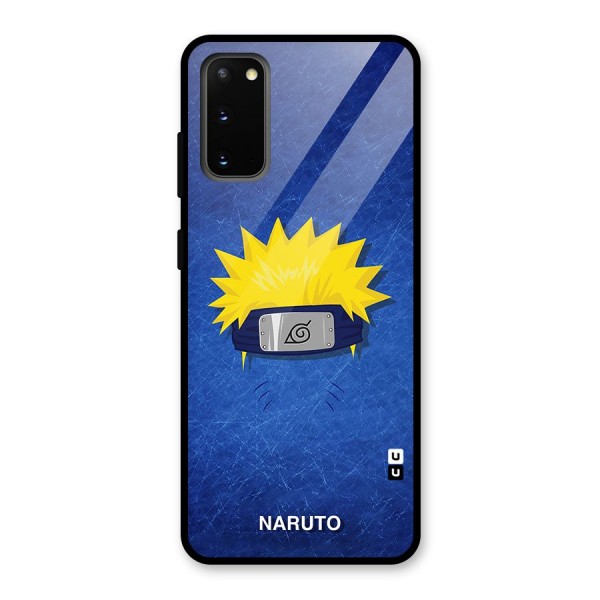 Naruto Headband Minimal Glass Back Case for Galaxy S20