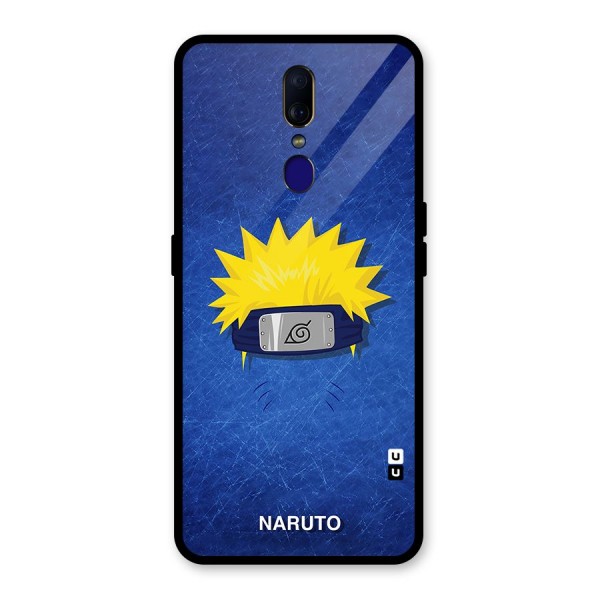 Naruto Headband Minimal Glass Back Case for Oppo F11