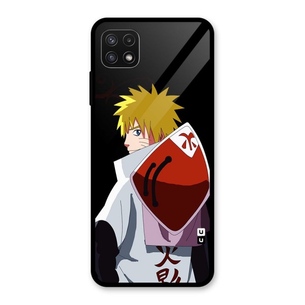 Naruto Hokage Glass Back Case for Galaxy A22 5G