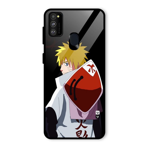 Naruto Hokage Glass Back Case for Galaxy M21