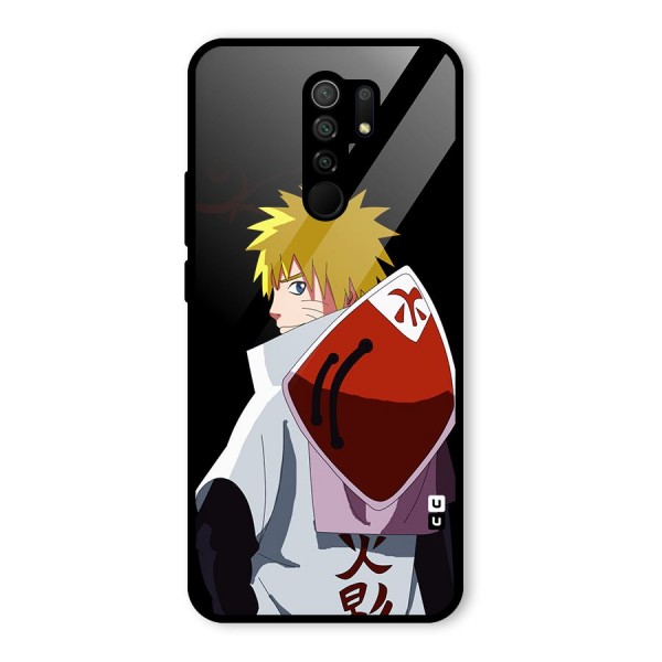 Naruto Hokage Glass Back Case for Redmi 9 Prime