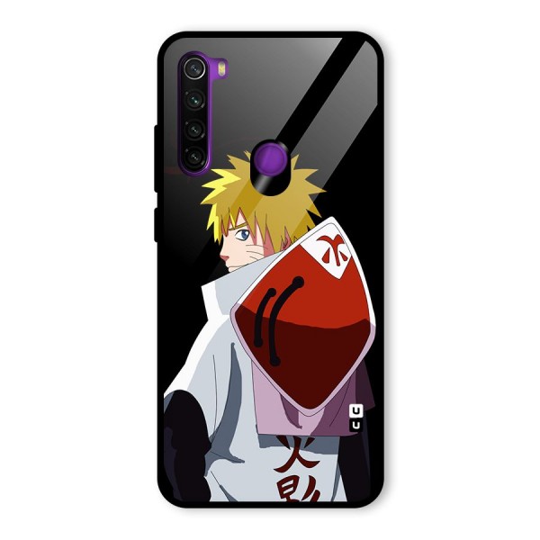 Naruto Hokage Glass Back Case for Redmi Note 8