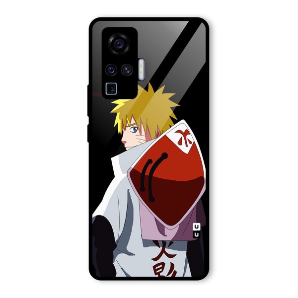 Naruto Hokage Glass Back Case for Vivo X50 Pro